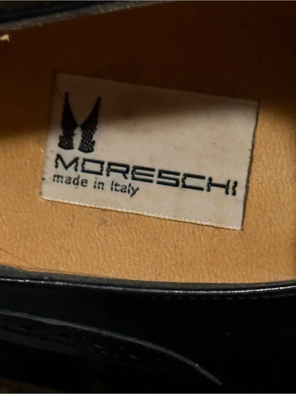 Moreschi Black Leather Kiltie Fringe Brogue Loafers